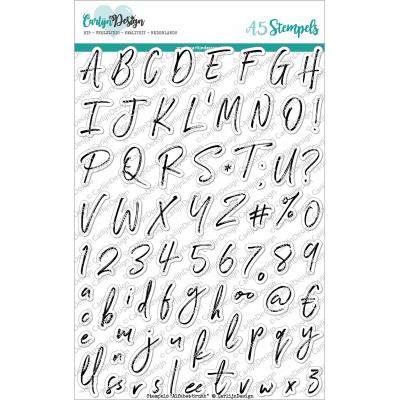 CarlijnDesign Clear Stamps - Alphabet